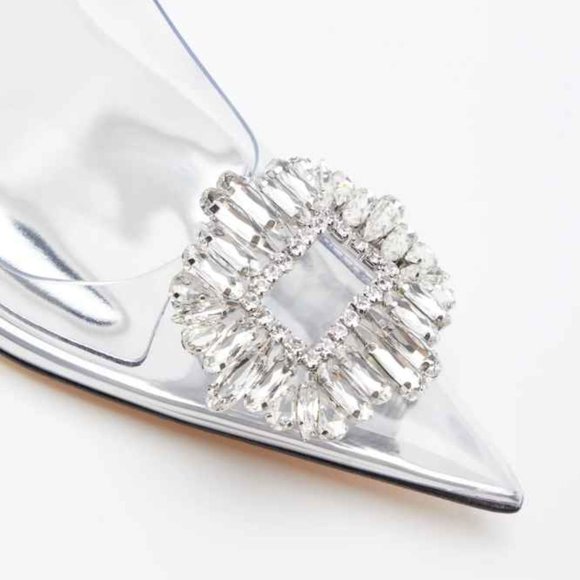 CINDER-F*CKING-RELLA PUMP Good American SZ 10 - Picture 2 of 4